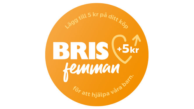 Brisfemma, runda upp med 5 kr när du handlar hos oss