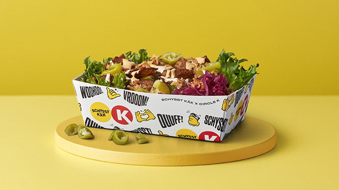 Bild på kebabsallad