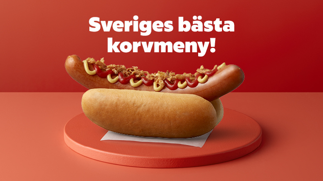 sveriges bästa korvmeny