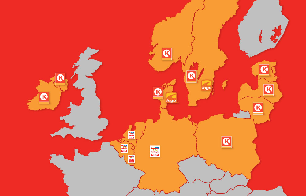 Vårt nätverk i Europa