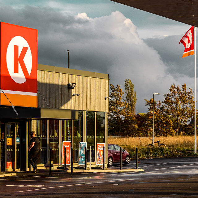 bild på en circlek station