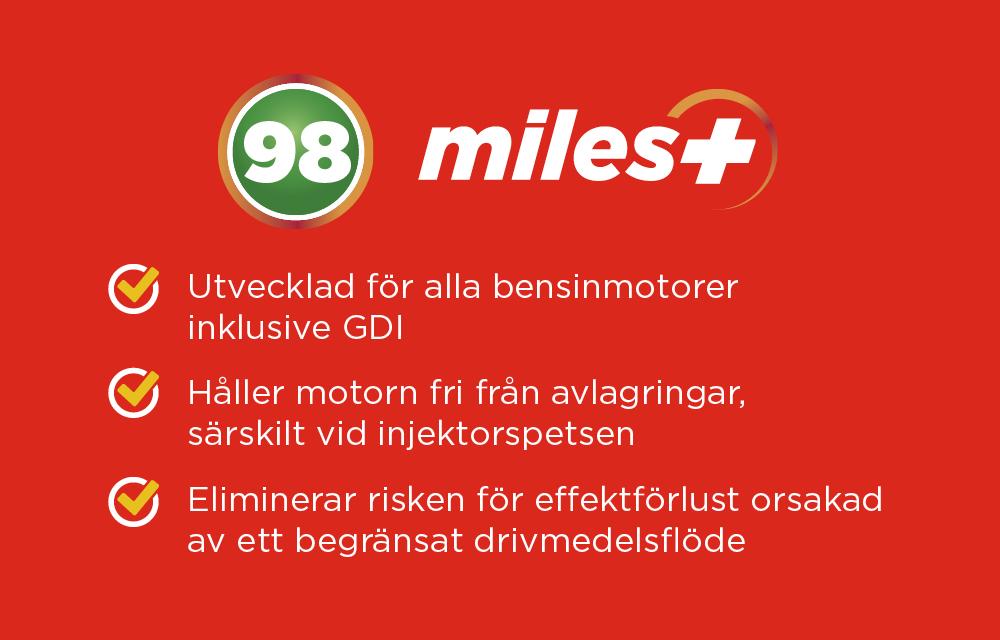 fördelar med miles + 98